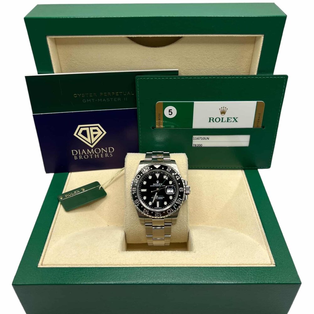 Rolex GMT-Master II 116710 2013 with box and papers