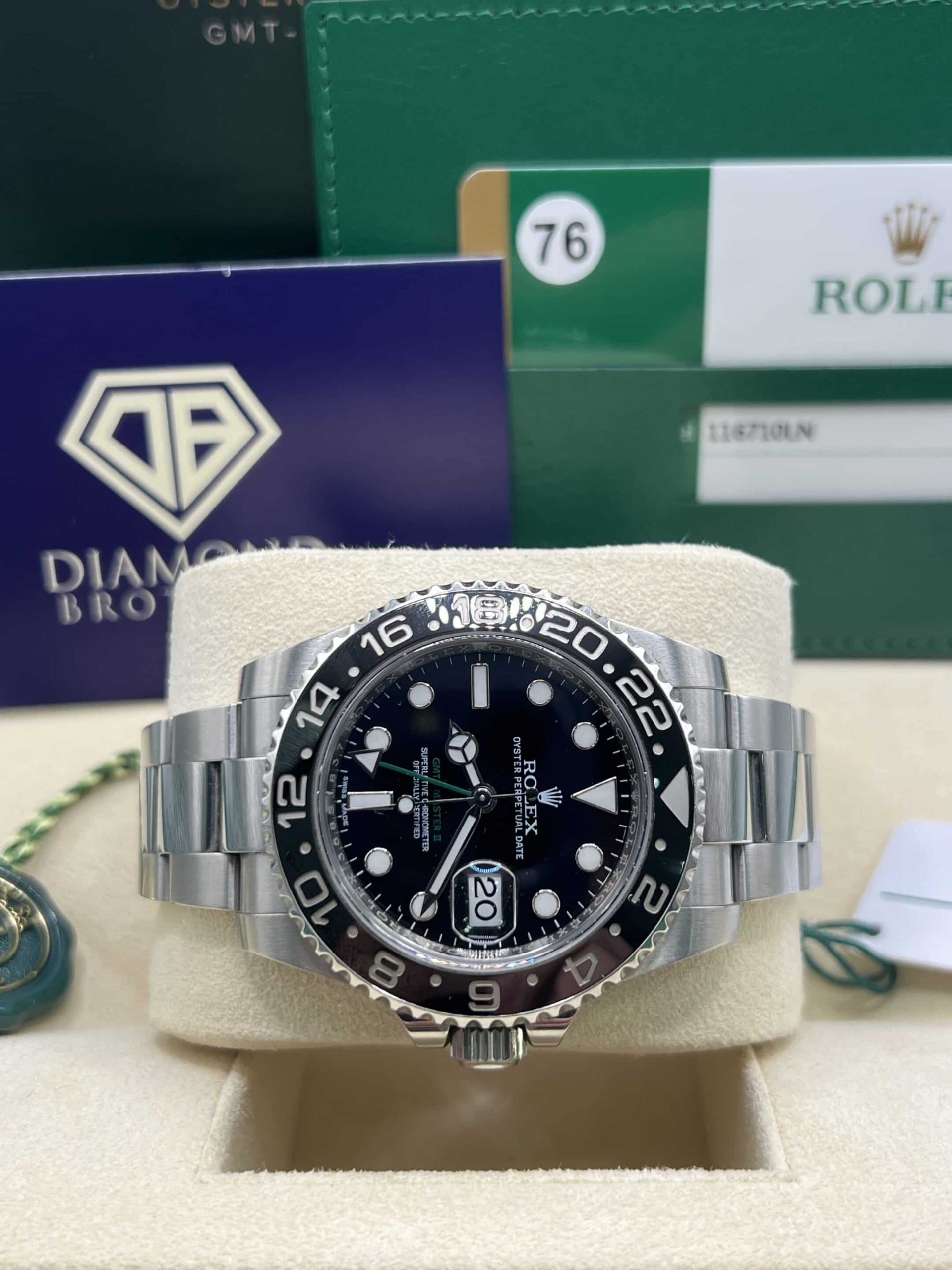 Rolex GMT-Master II Black 40mm with Box and Papers - Image 5