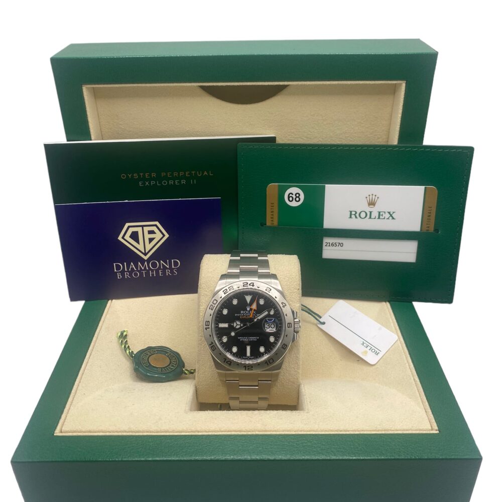 Rolex Explorer II 216570 2017. with Box & Papers.