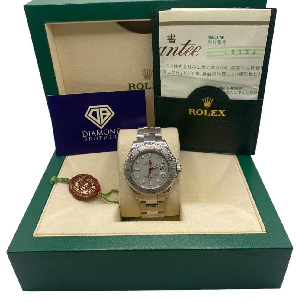Rolex 16622 Yacht-Master 1995. Box, Papers and service report.