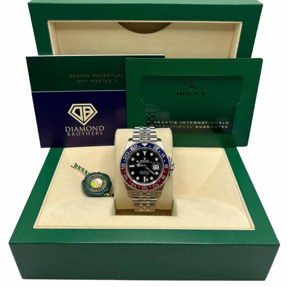 Rolex GMT-Master II 'Pepsi' 126710BLR0 2021 with box and papers