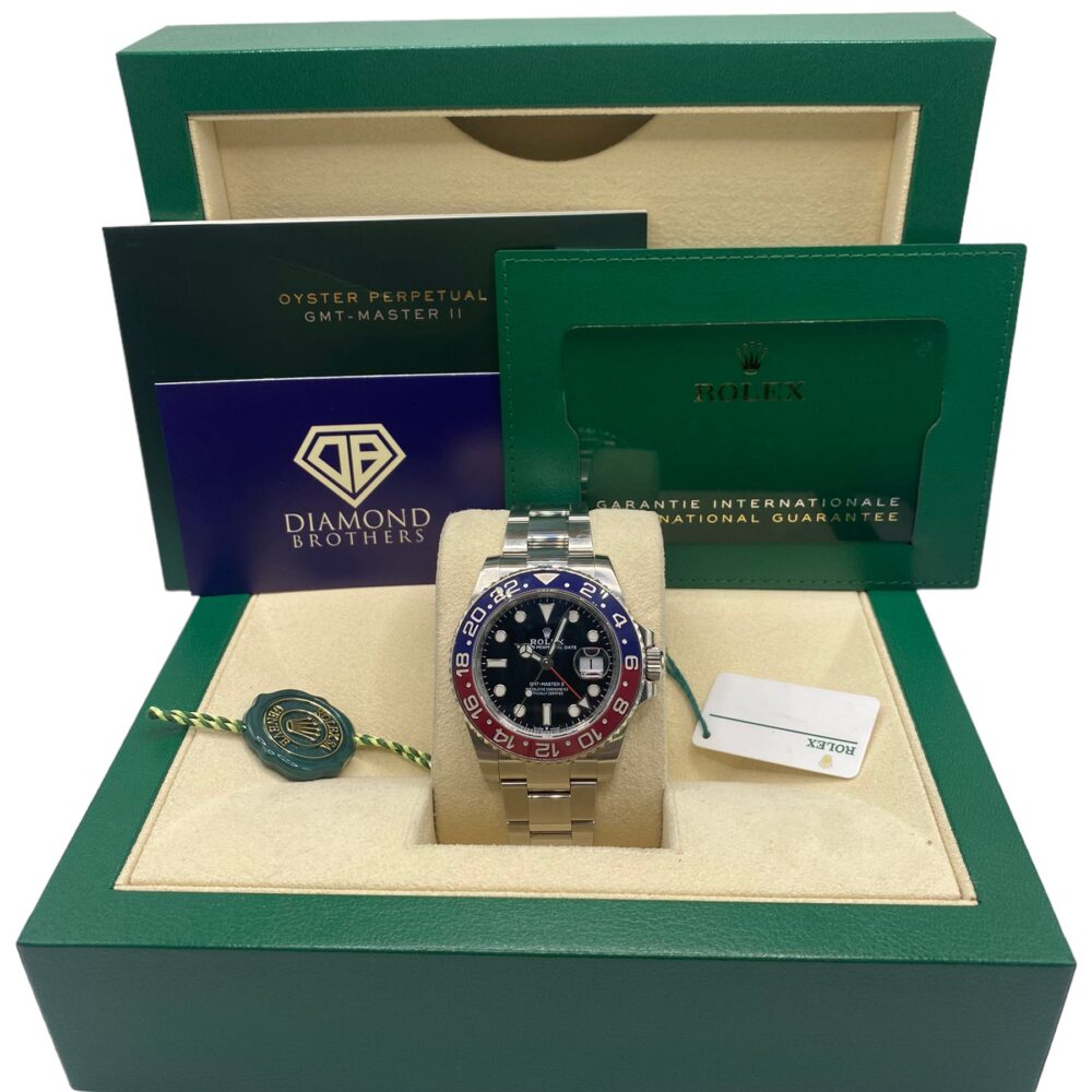 Rolex 116710BLRO GMT Master II ‘Pepsi’ 2022 with Box & Papers.