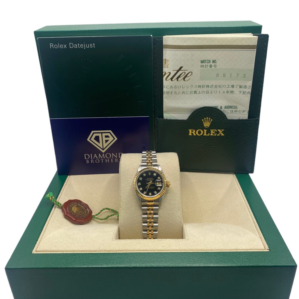 Rolex 69173 Datejust 1992Â custom black dial