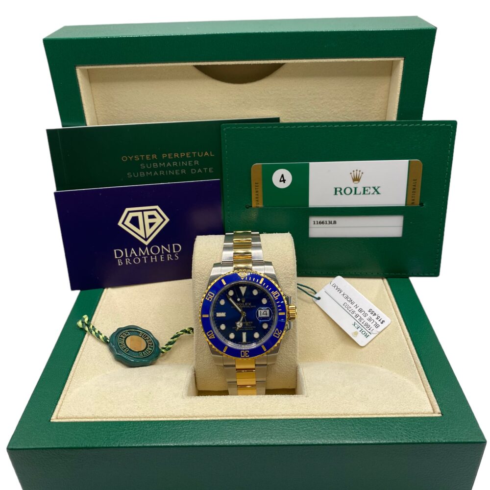 Rolex Submariner ‘bluesy’ 116613LB 2016 with box and papers