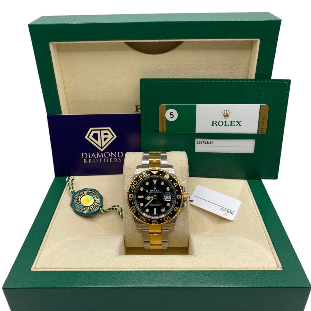 Rolex GMT-Master II 116713LN 2017 with box and papers