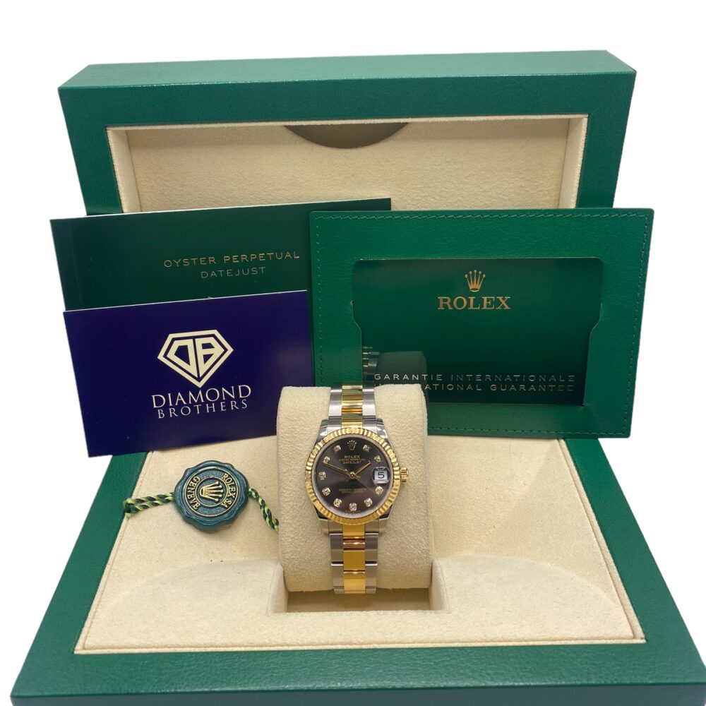 Rolex Datejust 278273 2023 31mm Factory Grey diamond dot dial