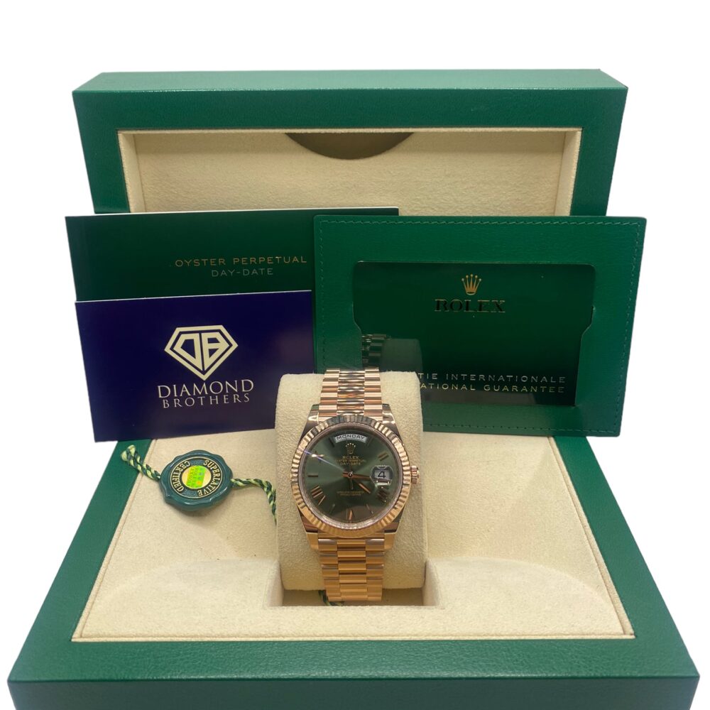 Rolex Daydate 228235 anniversary 2020 with box and papers