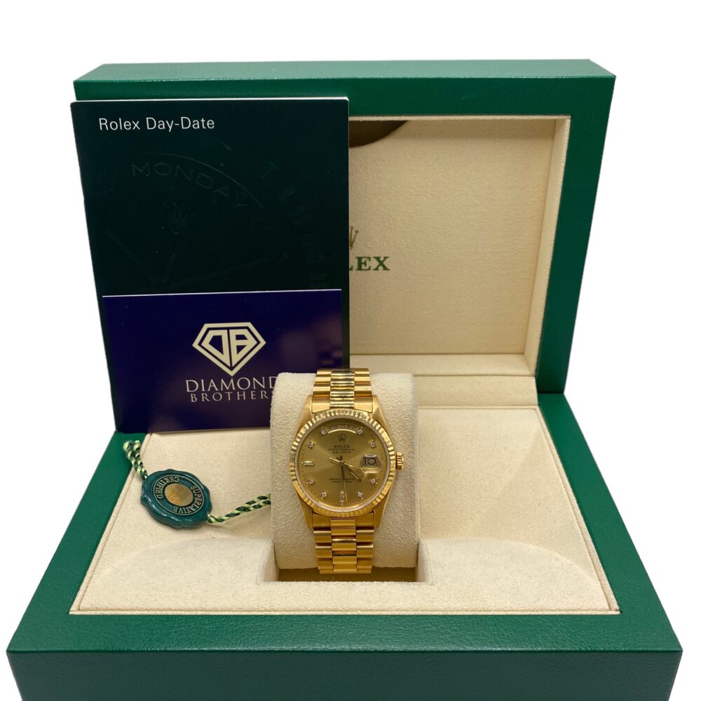 Rolex Daydate 18238 36mm With Box and Warranty.