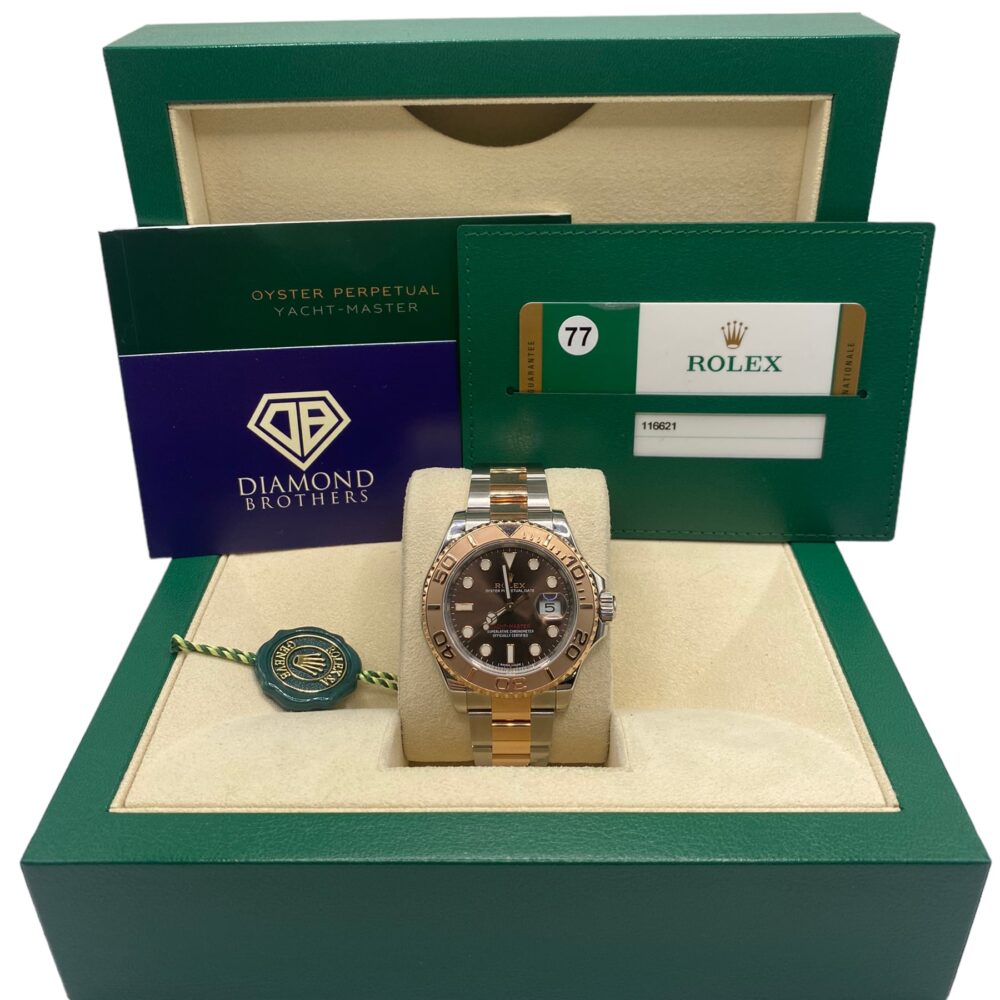 Rolex Yachtmaster 126621 Chocolate 2020 With Box And papers.