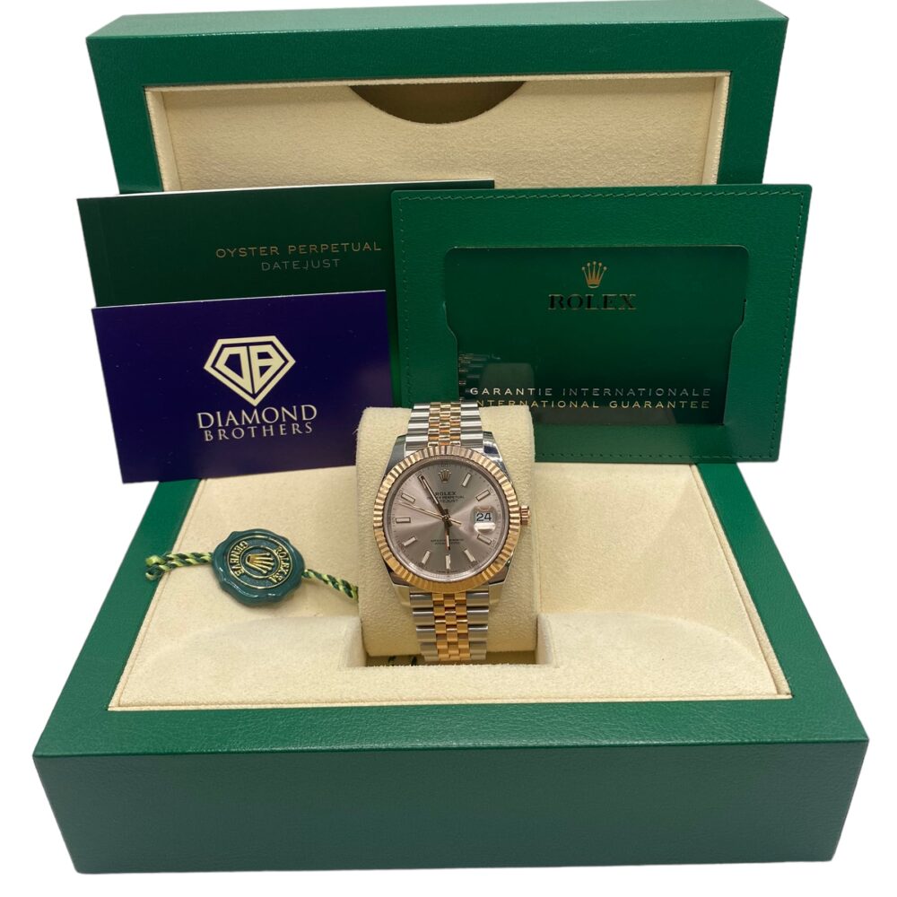 Rolex Datejust 126331 2022 factory sundust dial with box and papers