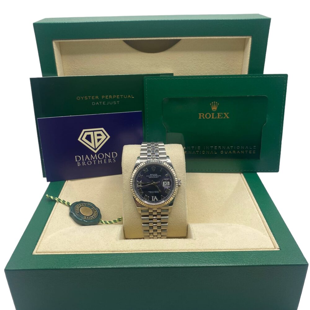 Rolex DateJust 36mm 126234 2021 Factory Diamond 6 and 9 Dial.