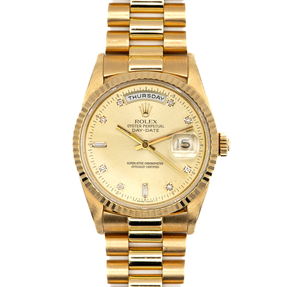 Rolex Daydate 18238 1990 With Box And Papers.