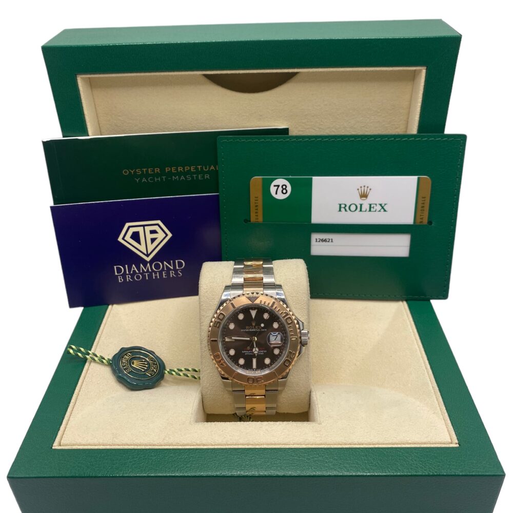 Rolex Yachtmaster 116621 Chocolate 2019 With Box And papers.
