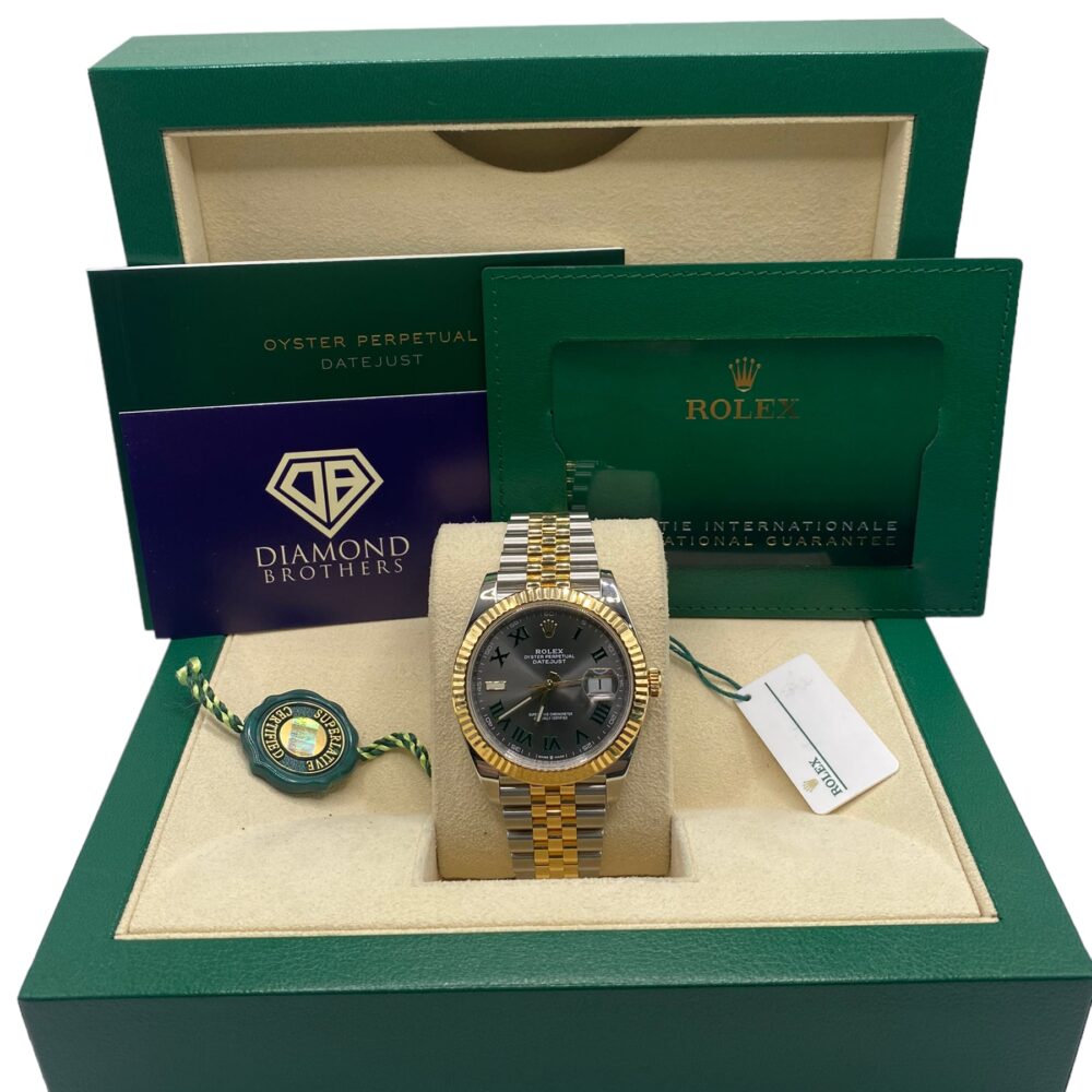 Rolex Datejust 41 126333 2020 Wimbledon With Box & Papers