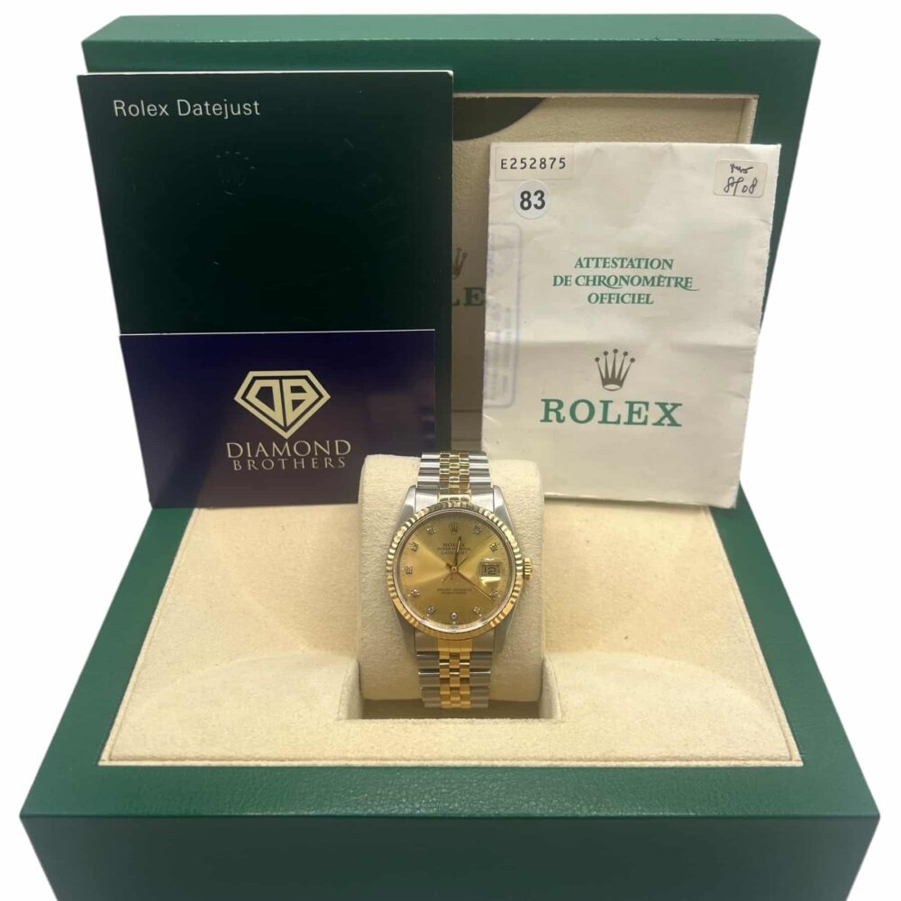 Rolex Datejust 16233 1990 With Box And Papers.