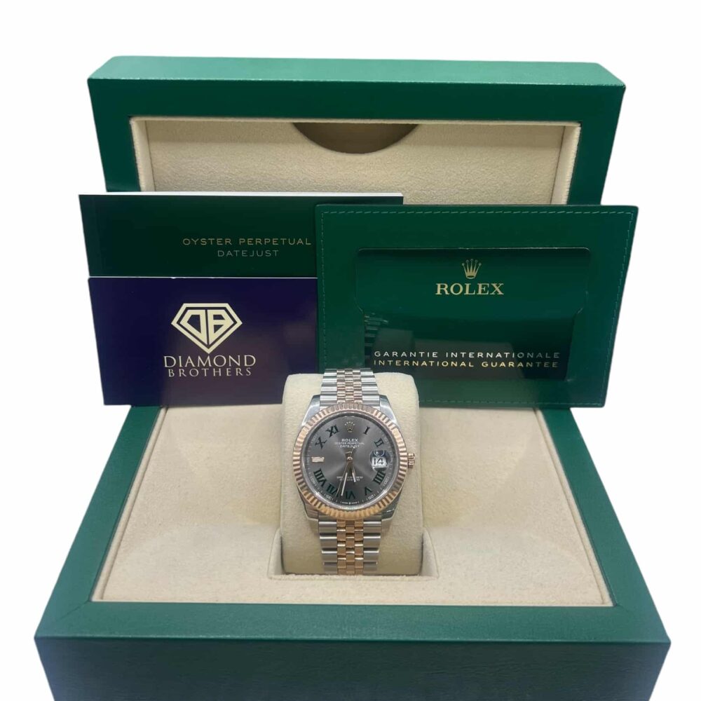 Rolex Datejust 126331 2023 ‘Wimbledon’ With Box And Papers.