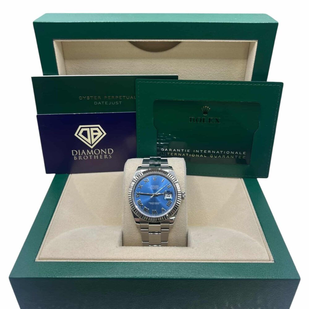 Rolex Datejust 126334 2023 Azzurro Dial With Box And Papers