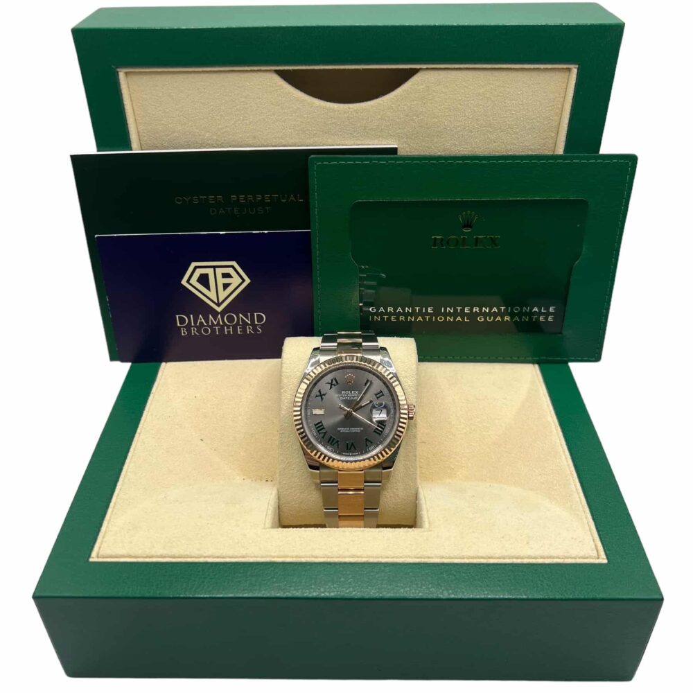 Rolex Datejust 126331 ‘Wimbledon’ 2021 With Box And Papers.