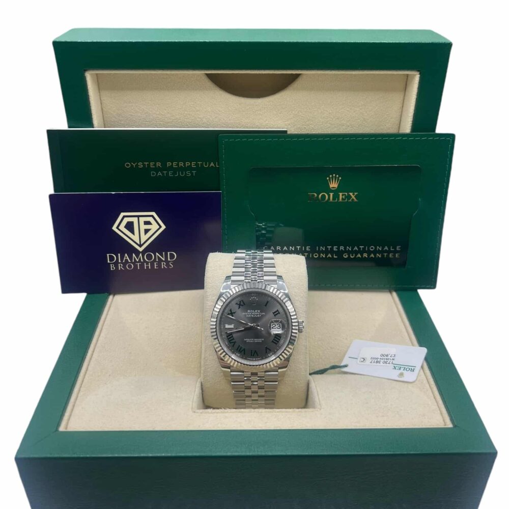 Rolex Datejust 126334 2020 ‘Wimbledon’ With Box And Papers.