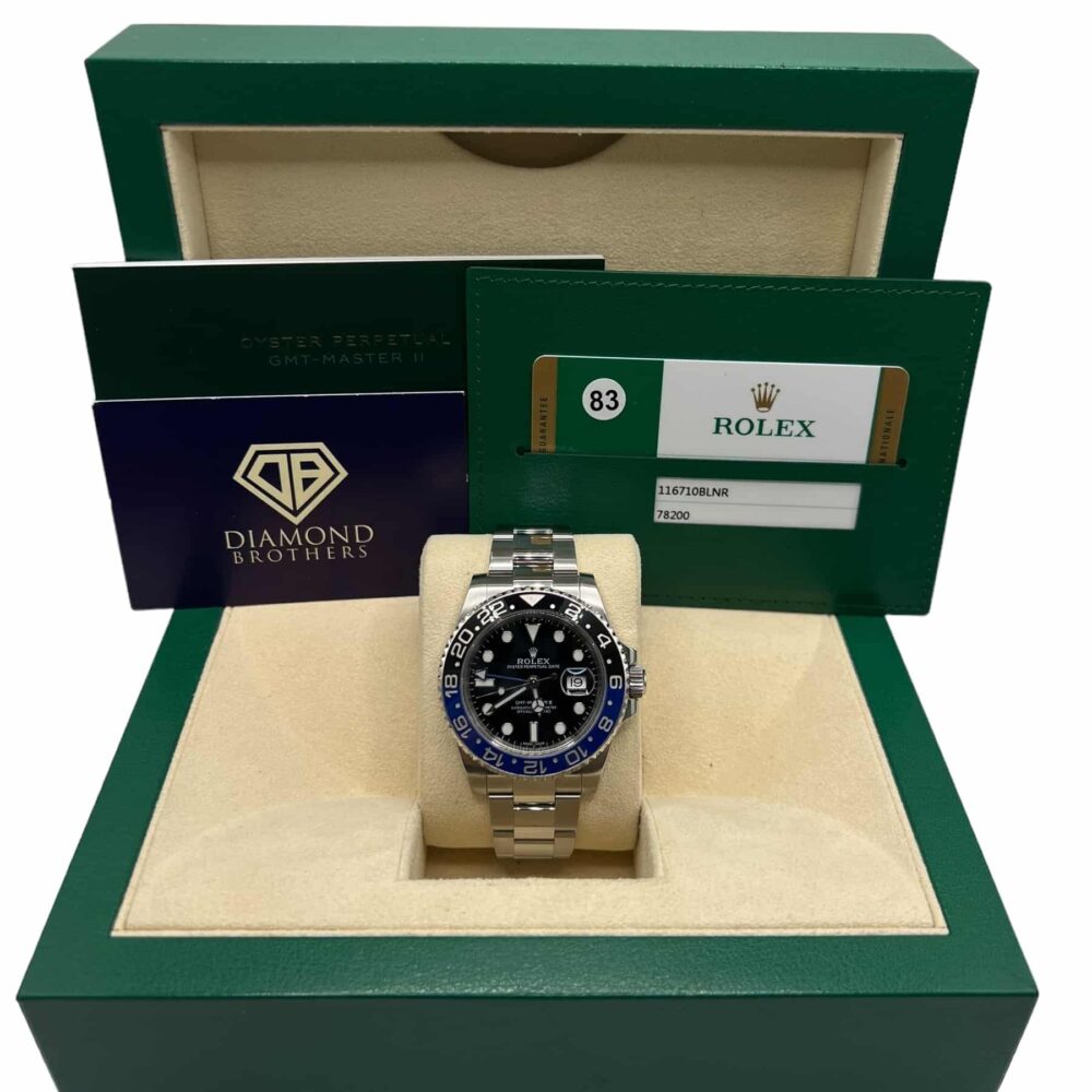Rolex GMT Master II 116710BLNR 2015 ‘Batman’ With Box And Papers.
