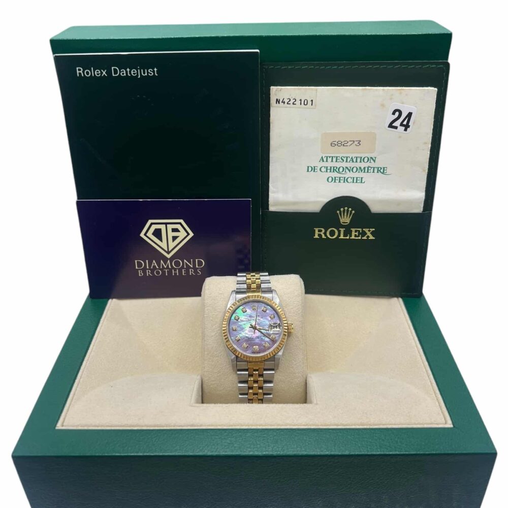 Rolex Datejust 68273 1993 With Box And Papers