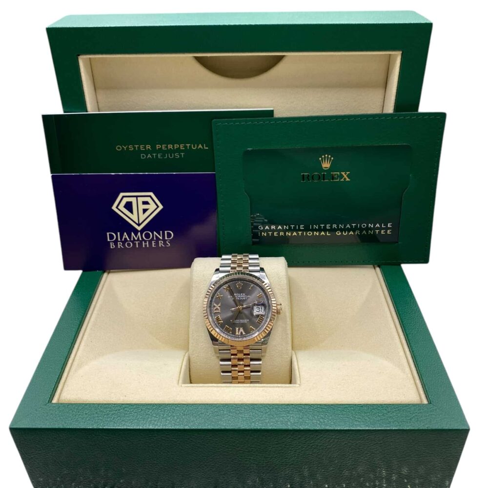 Rolex Datejust 126231 2021 Factory Diamond 6 and 9 Dial With Box And Papers.