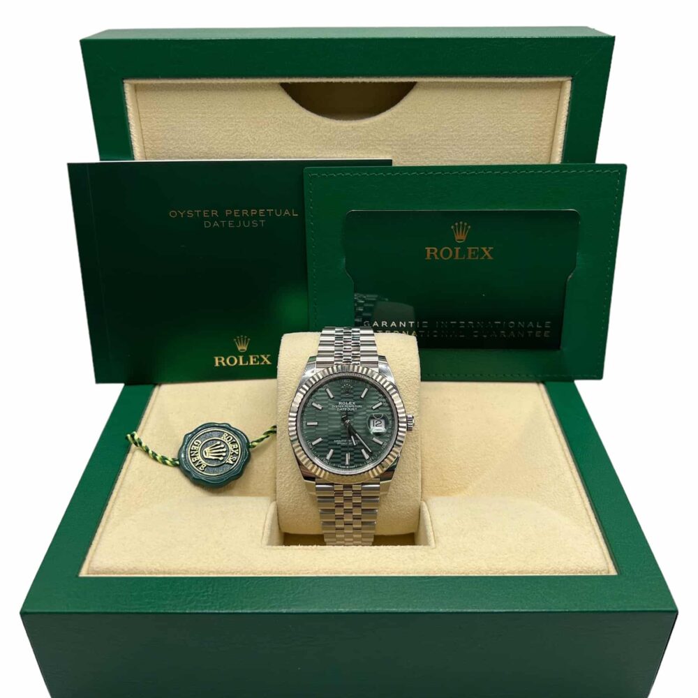 Rolex Datejust 126334 2023 Factory Motif Dial With Box And Papers.