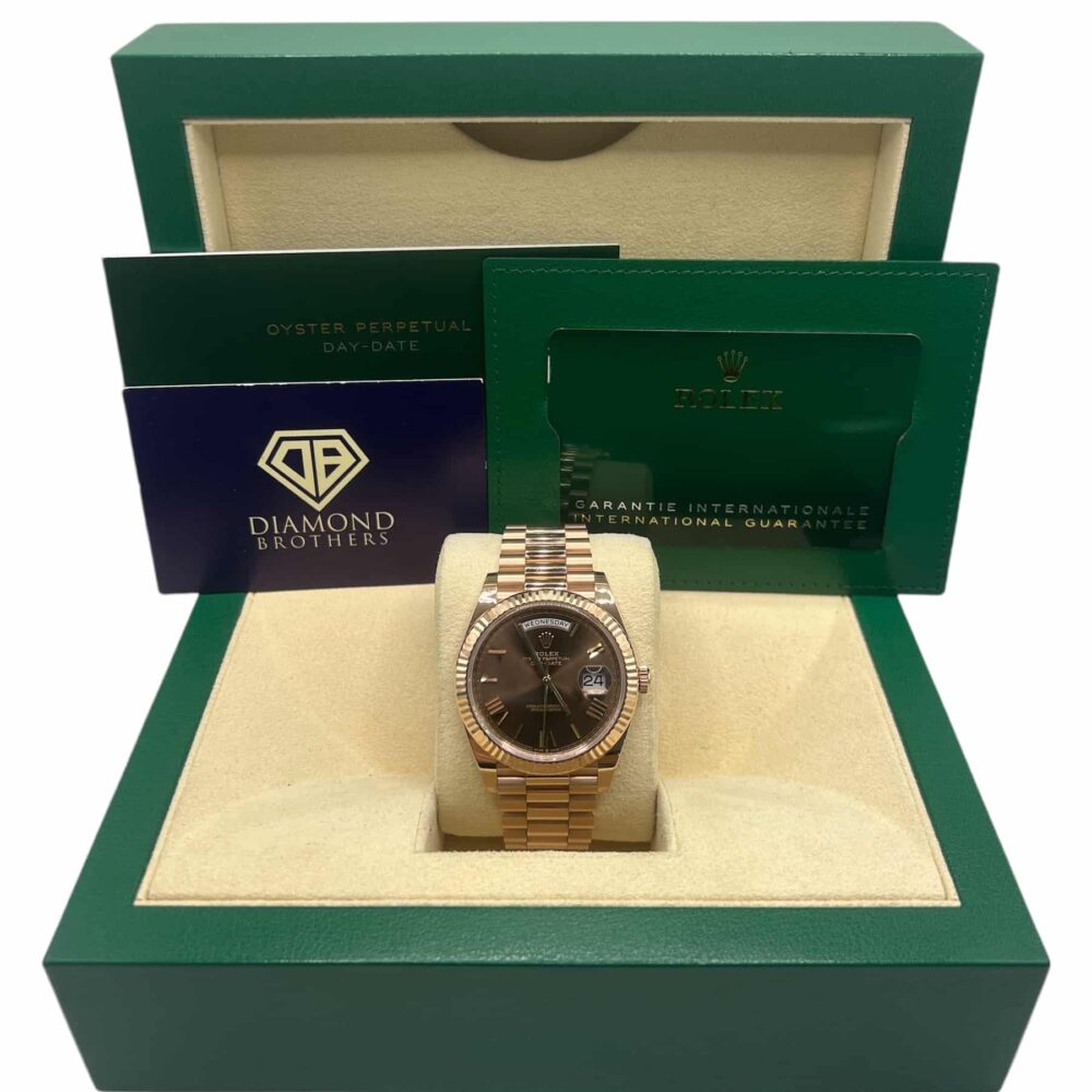 Rolex Daydate 228235 2022 With Box And Papers.