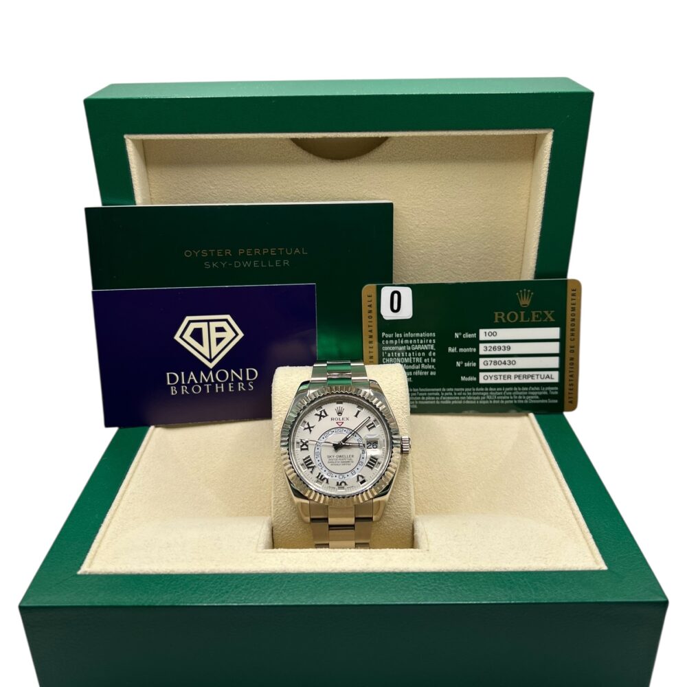 Rolex Skydweller 326939 2013 With Box And Papers.