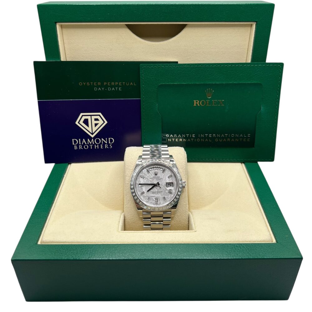 Rolex Daydate 228396TBR Meteorite 2022 With Box And Papers.