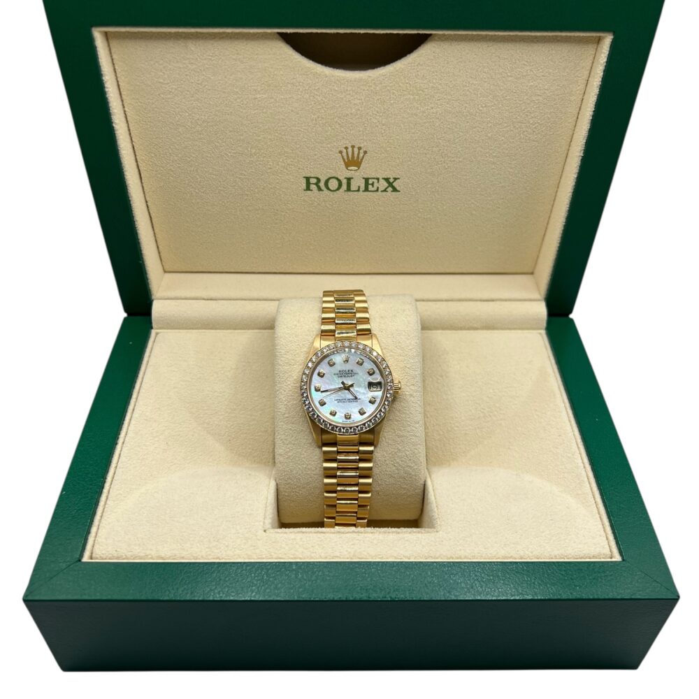 Rolex Datejust 68278 Custom Bezel And Dial With Box And warranty.
