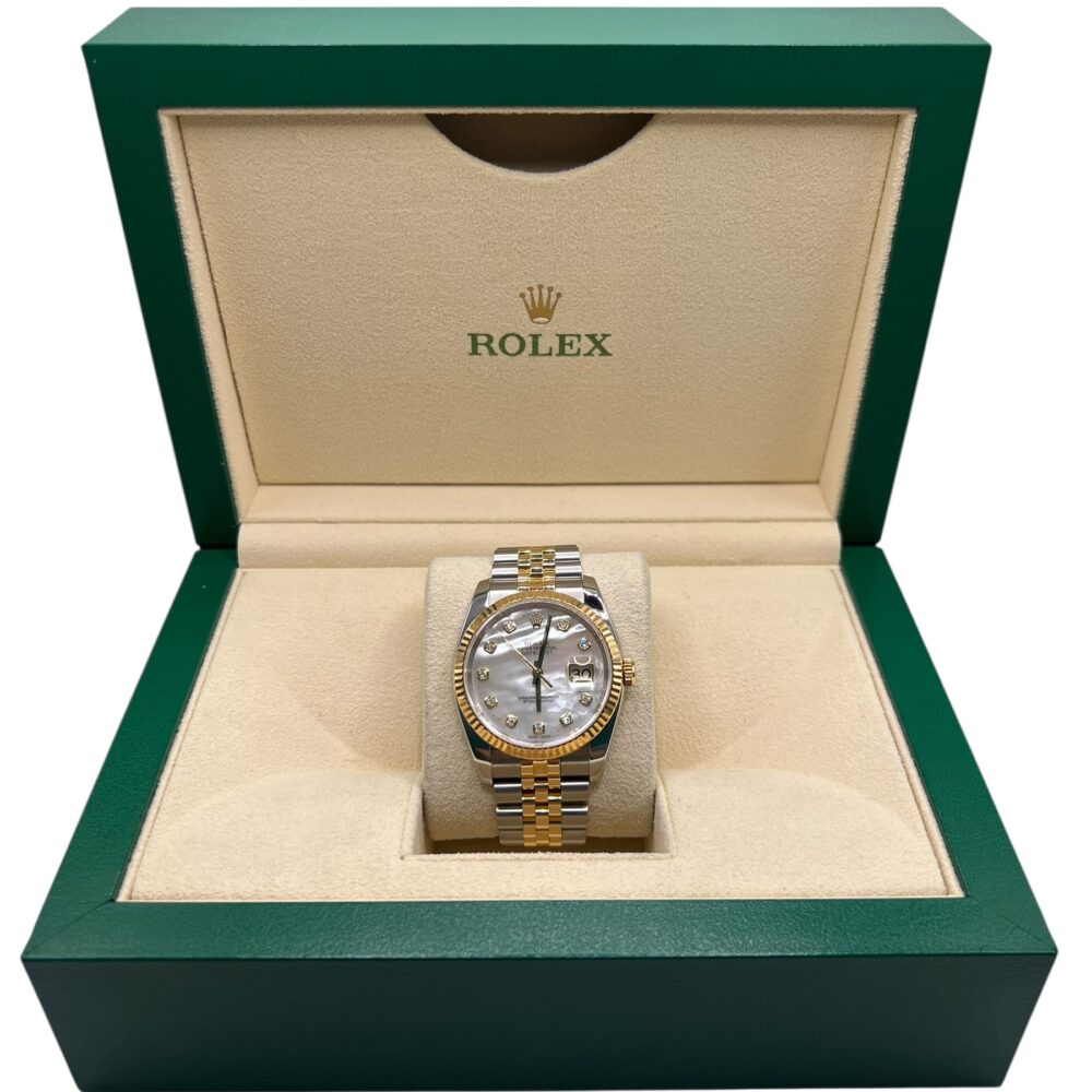 Rolex Datejust 116233 2013 Factory MOP Dial with box and papers.