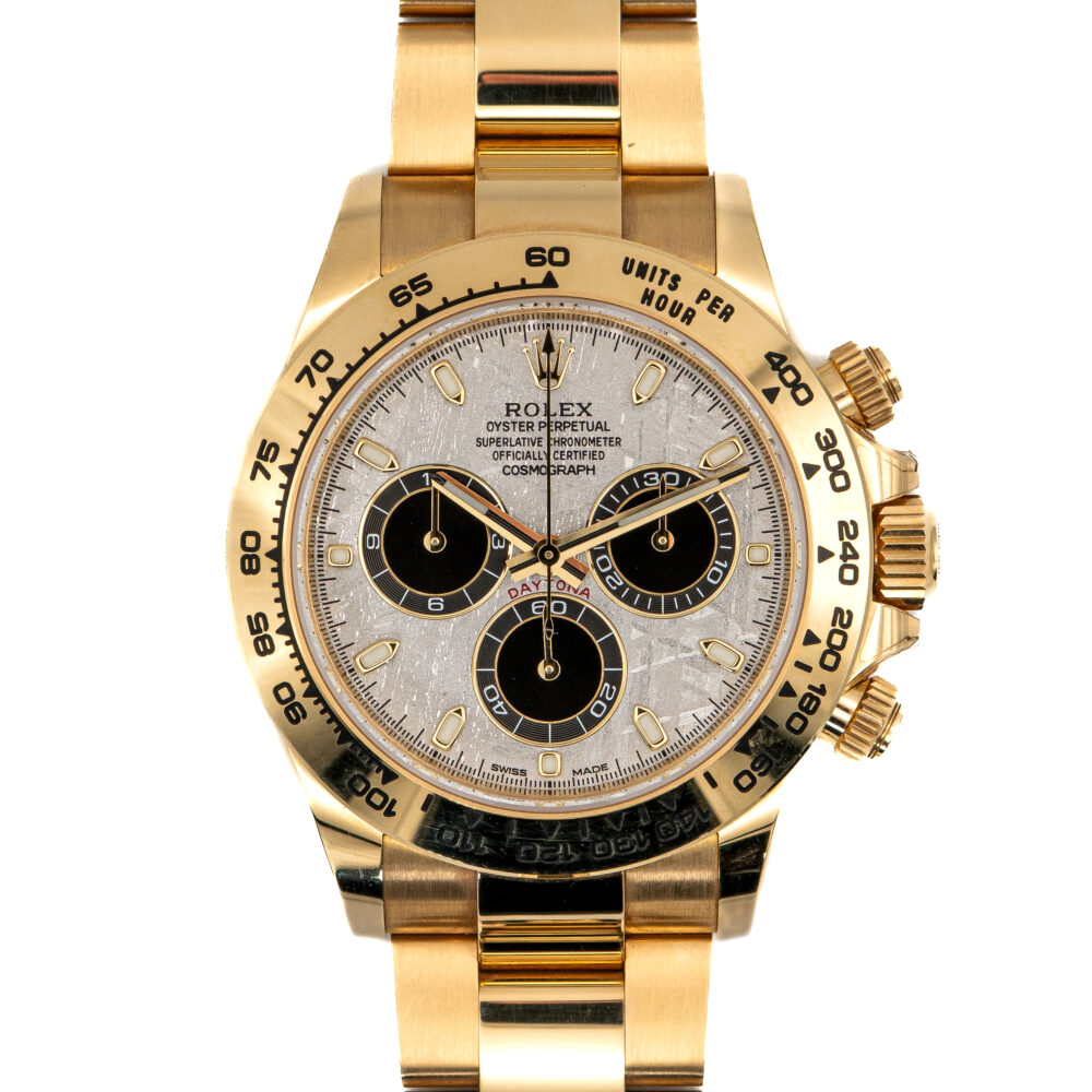 Rolex Daytona 116508 2021 Factory Meteorite Dial With Box And Papers.