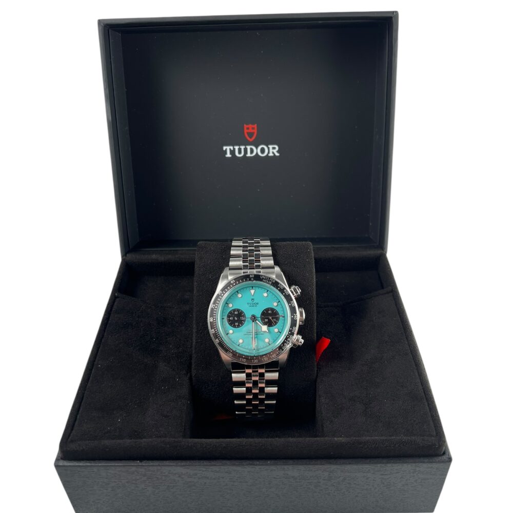 Tudor Black Bay Chrono 79360N 'Flamingo' 2025 With Box And Papers.