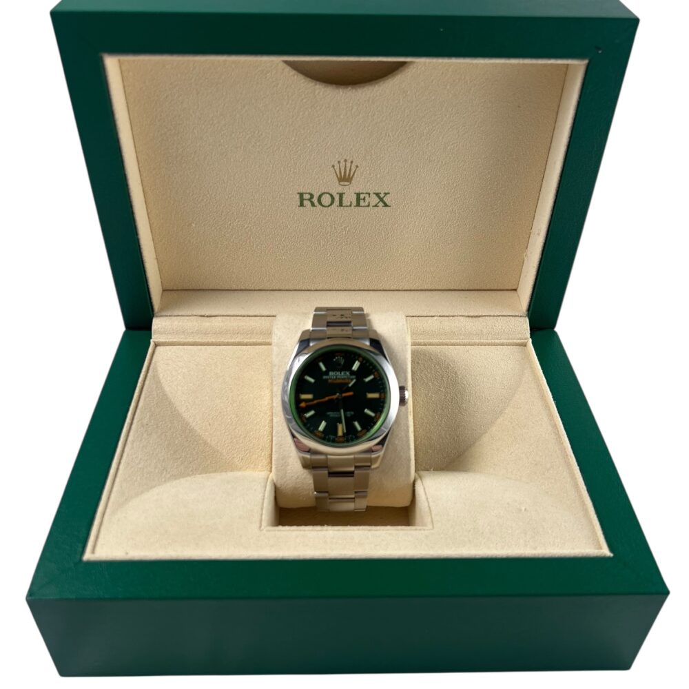 Rolex Milgauss 116400GV 2013 With Box And Papers.