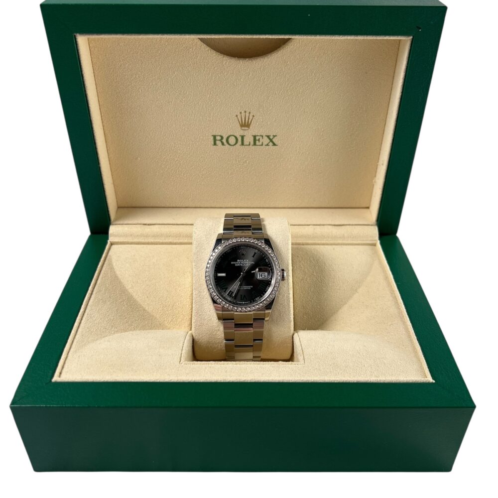 Rolex Datejust 126284RBR 2022 'Wimbledon' With Box And Papers.