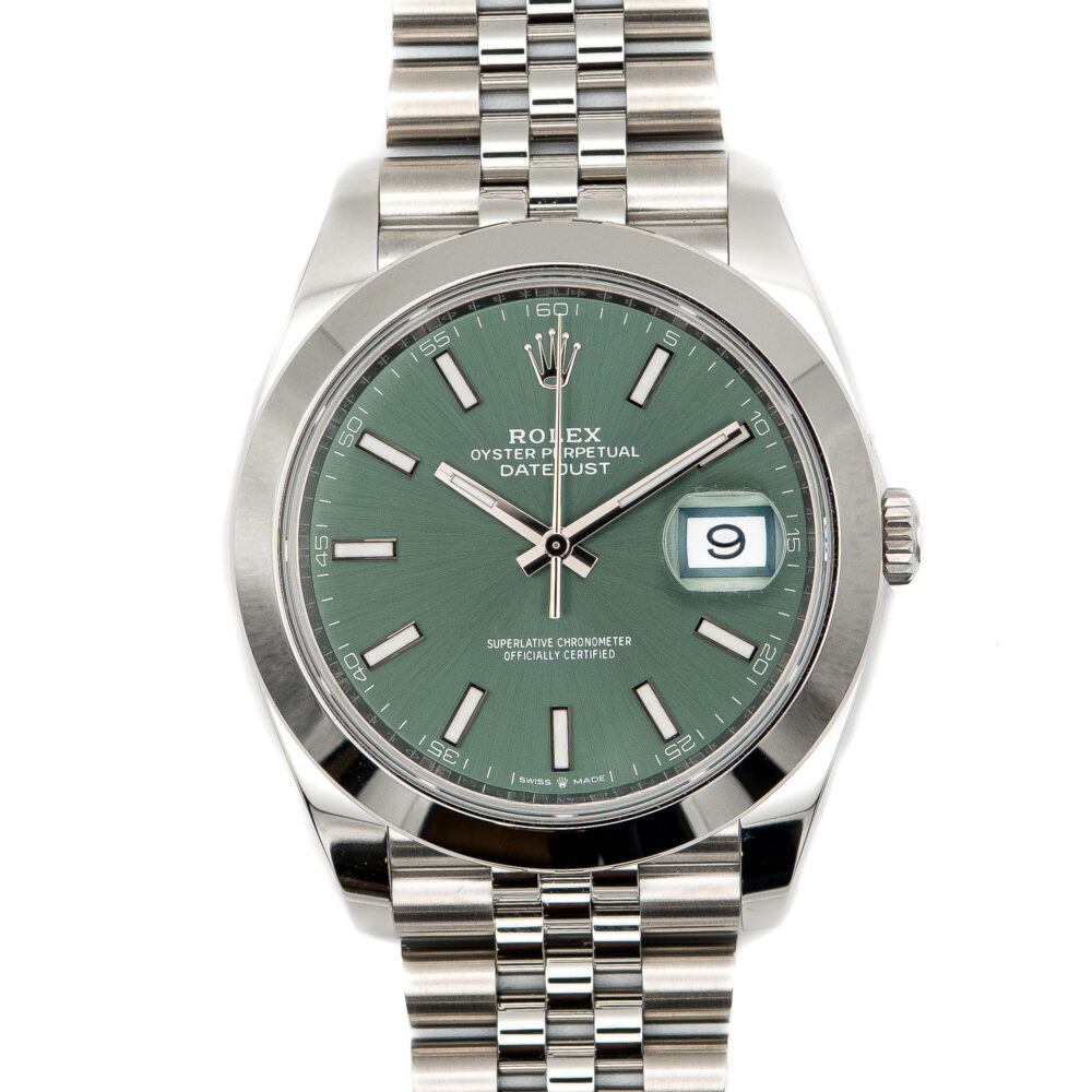 Rolex Datejust 126300 2026 Mint Green With Box And Papers