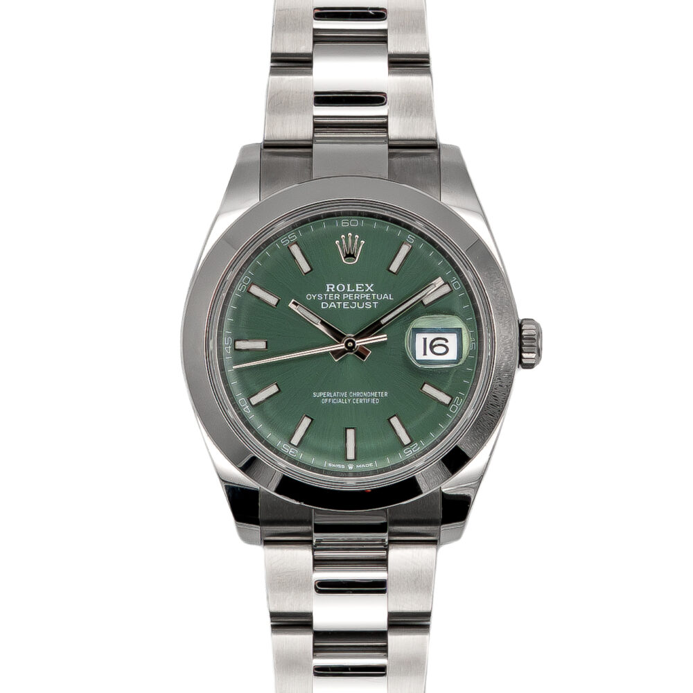 Rolex Datejust 126300 2026 Mint Green With Box And Papers