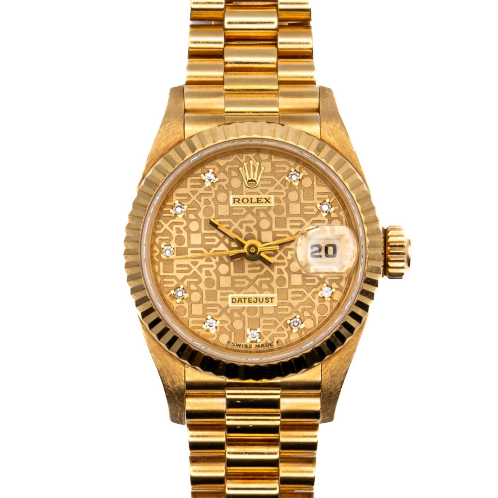 Rolex Datejust 69178 Champagne Jubilee Dial 1998 With Box And Papers