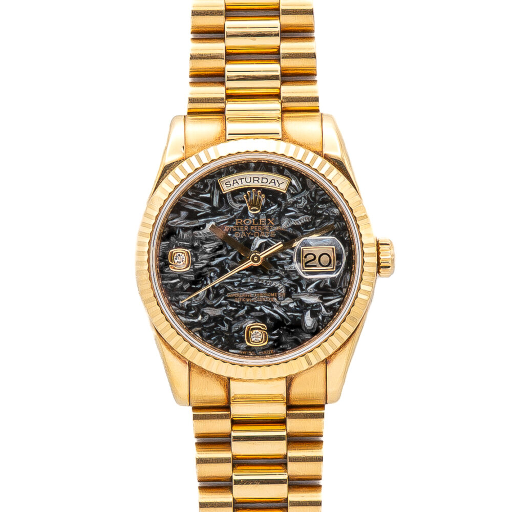 Rolex Daydate 118238 2005 Ammonite Dial With Box And Warranty