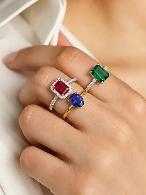 Gemestone Vertical Ring